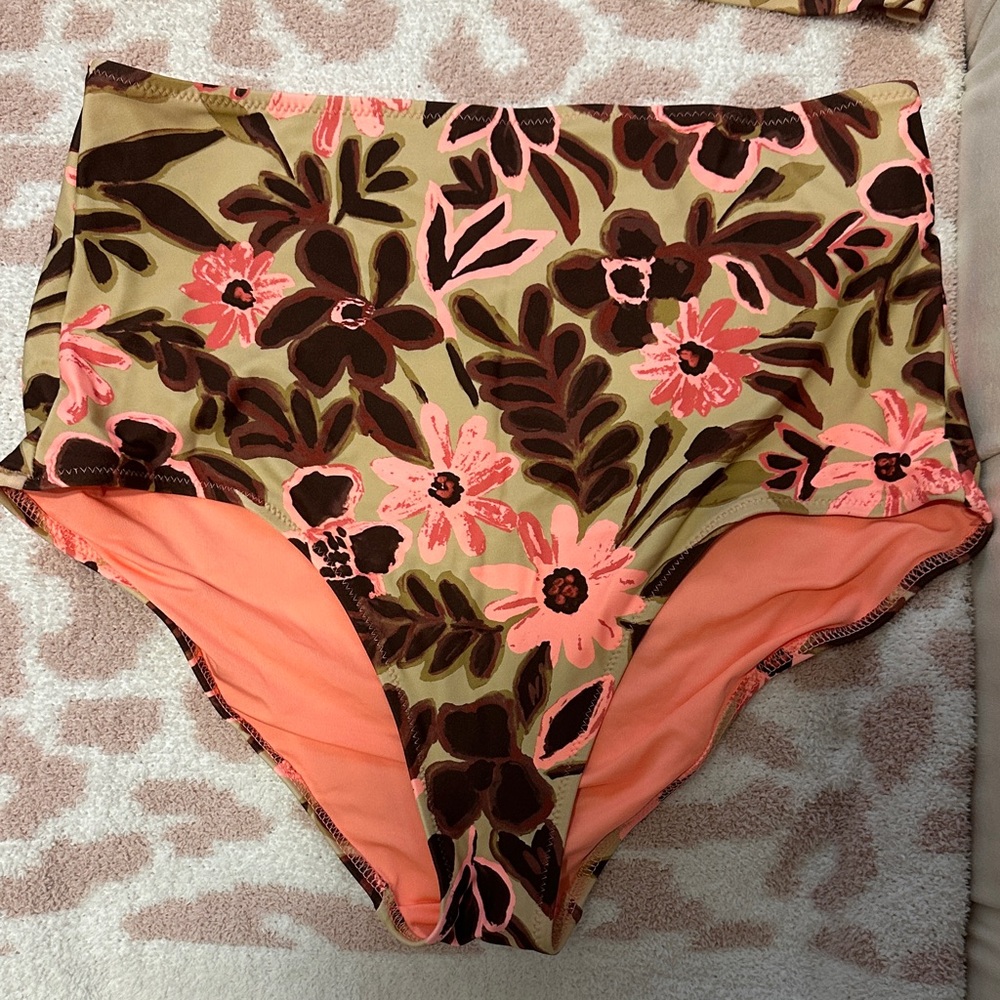 Floral High-Waisted Bikini Set - Picture 3 of 9